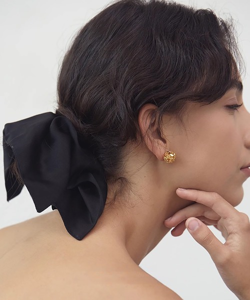 blackdia ocean(ブラックダイヤオーシャン)の「blackdia ocean メタル ボール ピアス(ピアス(両耳用)・レディース・ゴールド/シルバー・FREE)」の3枚目の写真