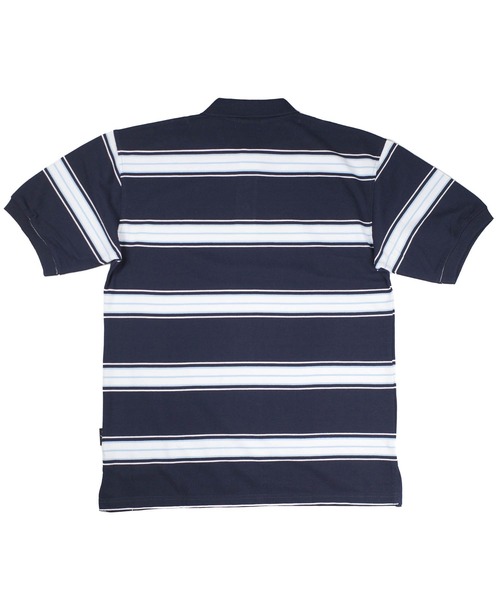 Cal Top(キャルトップ)の「【T19】【Cal Top/キャルトップ】STRIPE POLO SHIRTS(ポロシャツ・メンズ・ネイビー/レッド/ブラック/グレー・MEDIUM/SMALL/LARGE/X-LARGE/XXX-LARGE)」の11枚目の写真