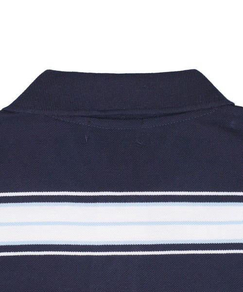 Cal Top(キャルトップ)の「【T19】【Cal Top/キャルトップ】STRIPE POLO SHIRTS(ポロシャツ・メンズ・ネイビー/レッド/ブラック/グレー・MEDIUM/SMALL/LARGE/X-LARGE/XXX-LARGE)」の12枚目の写真