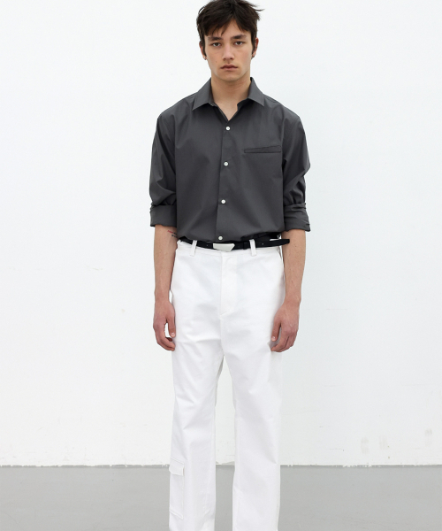 ANYTIME LOREAK（エニタイムロレーク）の「FREESIA BLOOM SHIRT - CHARCOAL（シャツ/ブラウス・メンズ・チャコール・MEDIUM/LARGE）」の2枚目の写真
