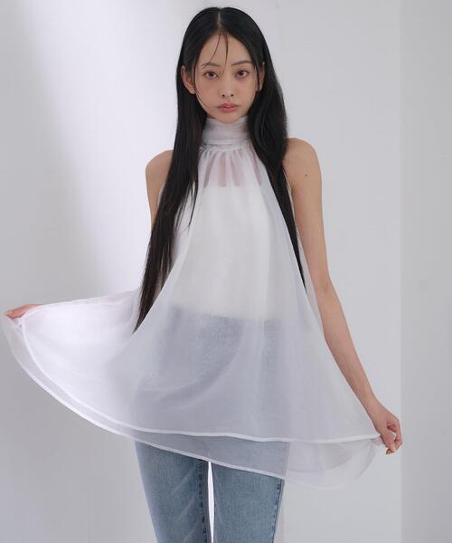 SOELA（ソエラ）の「【INGNI　SOELA] マルチWAYアメスリチュニックブラウス／WEB限定（シャツ/ブラウス・レディース・アイボリー/ピンク/ブラック・FREE）」の19枚目の写真