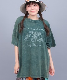 タコスアシッドウォッシュTシャツ【ユニセックス】