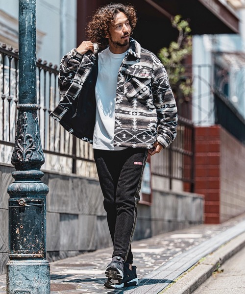 felkod(フィルコッド)の「mp15142- Synthetic Leather×Fleece-Back Corduroy Easy Pants コーデュロイ イージーパンツ(F26A120)(その他パンツ・メンズ・グレイッシュベージュ/ブラック・S/M/L)」の8枚目の写真