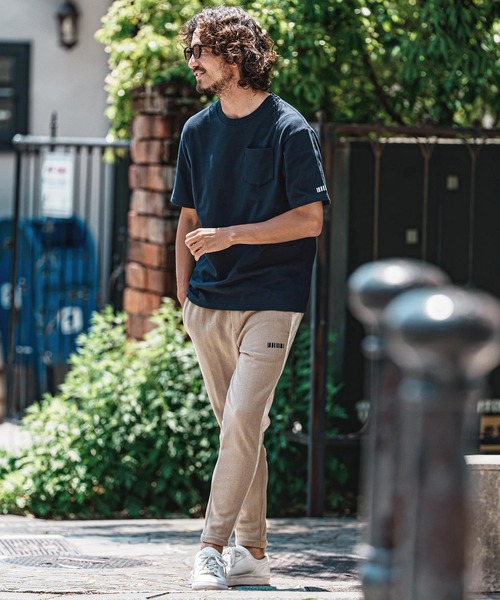 felkod(フィルコッド)の「mp15142- Synthetic Leather×Fleece-Back Corduroy Easy Pants コーデュロイ イージーパンツ(F26A120)(その他パンツ・メンズ・グレイッシュベージュ/ブラック・S/M/L)」の14枚目の写真