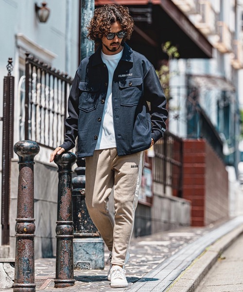 felkod(フィルコッド)の「mp15142- Synthetic Leather×Fleece-Back Corduroy Easy Pants コーデュロイ イージーパンツ(F26A120)(その他パンツ・メンズ・グレイッシュベージュ/ブラック・S/M/L)」の15枚目の写真
