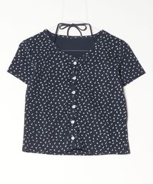 JilLA | Floral Ribbon Cardigan / 小花柄リボンカーディガン(シャツ/ブラウス)