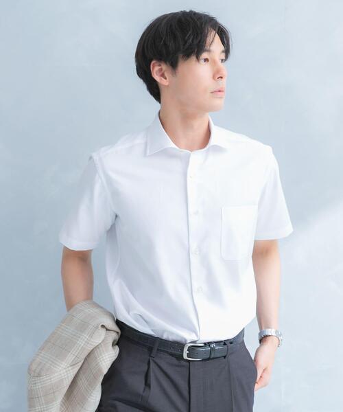 URBAN RESEARCH DOORS(アーバンリサーチドアーズ)の「LIFE STYLE TAILOR セミワイド半袖シャツ(シャツ/ブラウス・メンズ・ブルー系その他/ブルー/ホワイト・41/39/43/37)」の10枚目の写真