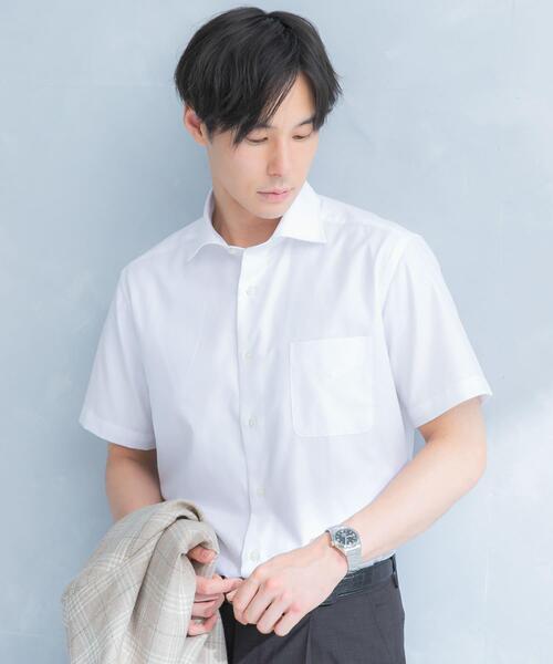 URBAN RESEARCH DOORS(アーバンリサーチドアーズ)の「LIFE STYLE TAILOR セミワイド半袖シャツ(シャツ/ブラウス・メンズ・ブルー系その他/ブルー/ホワイト・41/39/43/37)」の11枚目の写真