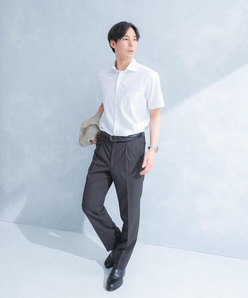 URBAN RESEARCH DOORS(アーバンリサーチドアーズ)の「LIFE STYLE TAILOR セミワイド半袖シャツ(シャツ/ブラウス・メンズ・ブルー系その他/ブルー/ホワイト・41/39/43/37)」の15枚目の写真