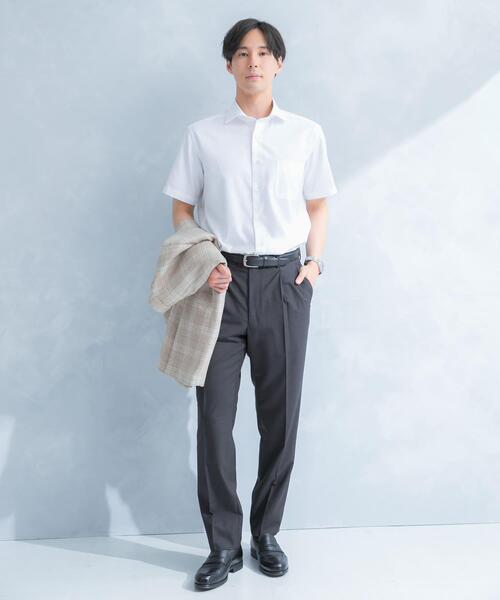 URBAN RESEARCH DOORS(アーバンリサーチドアーズ)の「LIFE STYLE TAILOR セミワイド半袖シャツ(シャツ/ブラウス・メンズ・ブルー系その他/ブルー/ホワイト・41/39/43/37)」の16枚目の写真