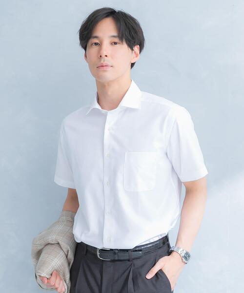URBAN RESEARCH DOORS(アーバンリサーチドアーズ)の「LIFE STYLE TAILOR セミワイド半袖シャツ(シャツ/ブラウス・メンズ・ブルー系その他/ブルー/ホワイト・41/39/43/37)」の17枚目の写真
