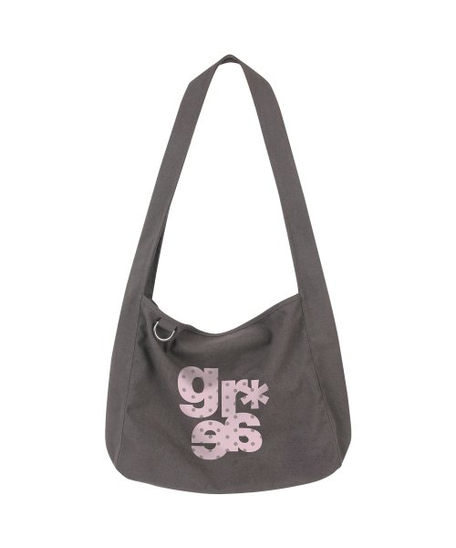 GRAVER（グレーバー）の「[ヒウォンxグレイバー]GRAE-S DOTコットンキャンバスクロスバッグ_ブラウン（メッセンジャーバッグ・レディース・ダークブラウン・ONE SIZE）」の4枚目の写真