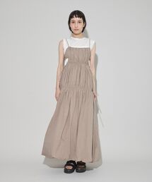 GARAGE OF GOOD CLOTHING | シャーリングサイドオープンワンピース(ワンピース)