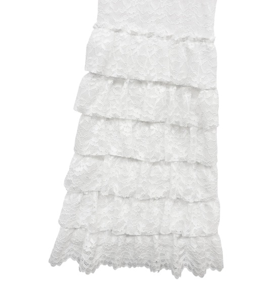 HONEY MI HONEY（ハニーミーハニー）の「lace tiered frill flare pants（その他パンツ・レディース・ピンク/ホワイト/ブラック・FREE）」の10枚目の写真