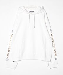 BOXYALL OVER METALLIC SKULLHOODIE