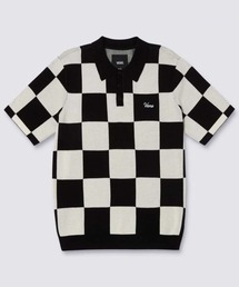 VANS | PARKER チェッカーボード ポロセーター / PARKER CHECKERBOARD POLO SWEAT VN0008T4ZHJ1(ニット/セーター)