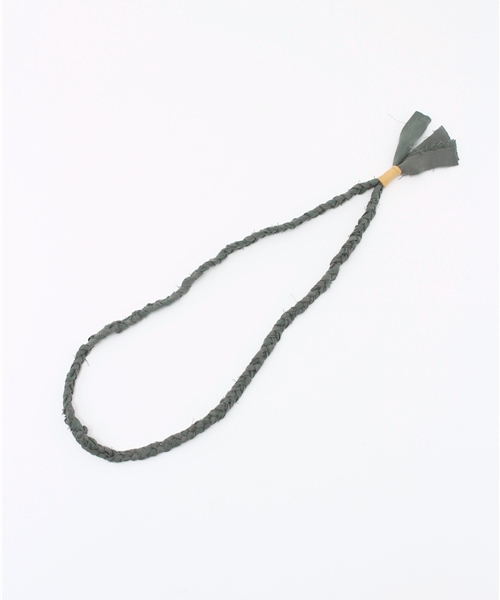 B:MING by BEAMS(ビーミングバイビームス)の「【Smart5月号掲載】ビーミング by ビームス / リメイクフリンジネックレス(ネックレス・メンズ・オリーブ/インディゴブルー/その他1・ONE SIZE)」の1枚目の写真