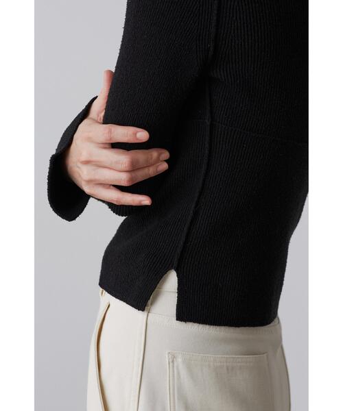 YLEVE(イレーヴ)の「YLEVE / RAW SILK NEP KNIT PULL OVER(ニット/セーター・レディース・ブラック・1)」の8枚目の写真