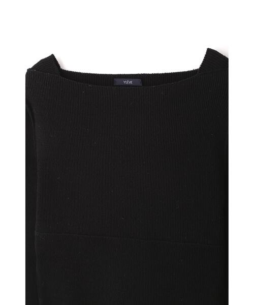YLEVE(イレーヴ)の「YLEVE / RAW SILK NEP KNIT PULL OVER(ニット/セーター・レディース・ブラック・1)」の10枚目の写真