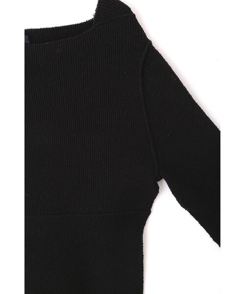 YLEVE(イレーヴ)の「YLEVE / RAW SILK NEP KNIT PULL OVER(ニット/セーター・レディース・ブラック・1)」の11枚目の写真