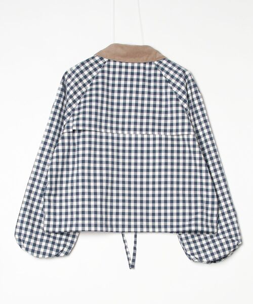 Barbour(バブアー)の「Ovingham ギンガムチェックジャケット(レディース)(ブルゾン・レディース・ネイビー・10/8)」の10枚目の写真
