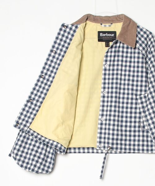 Barbour(バブアー)の「Ovingham ギンガムチェックジャケット(レディース)(ブルゾン・レディース・ネイビー・10/8)」の11枚目の写真