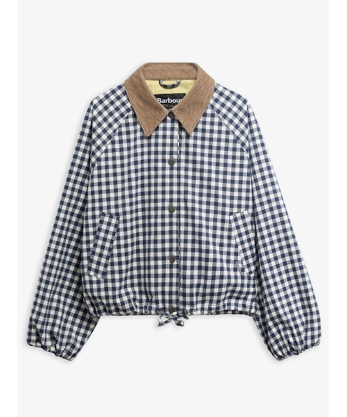 Barbour(バブアー)の「Ovingham ギンガムチェックジャケット(レディース)(ブルゾン・レディース・ネイビー・10/8)」の7枚目の写真