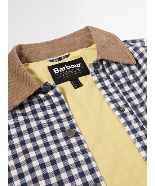 Barbour(バブアー)の「Ovingham ギンガムチェックジャケット(レディース)(ブルゾン・レディース・ネイビー・10/8)」の8枚目の写真