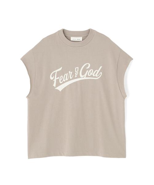 FOG ESSENTIALS(エフオージーエッセンシャルズ)の「Fear of God ESSENTIALS/FOG エッセンシャルズ/CUT OFF 90'S SHIRT(Tシャツ/カットソー・レディース・その他3/アイボリー・XS)」の1枚目の写真