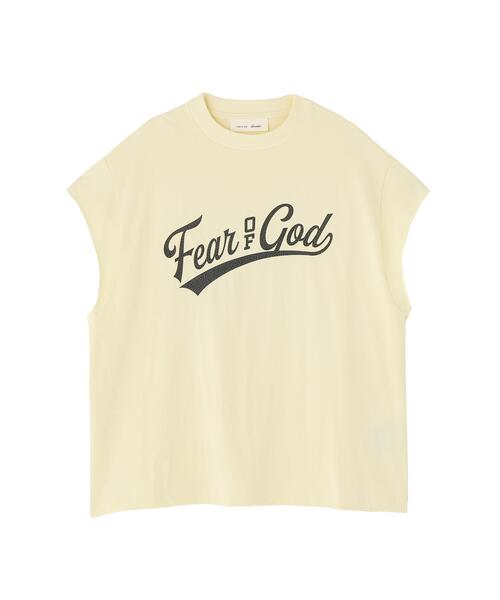 FOG ESSENTIALS(エフオージーエッセンシャルズ)の「Fear of God ESSENTIALS/FOG エッセンシャルズ/CUT OFF 90'S SHIRT(Tシャツ/カットソー・レディース・その他3/アイボリー・XS)」の2枚目の写真