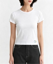 コットンリネン ヴィンテージプリントTシャツ(4色)