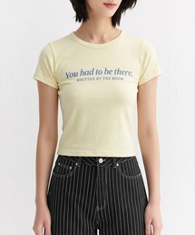 コットンリネン ヴィンテージプリントTシャツ(4色)