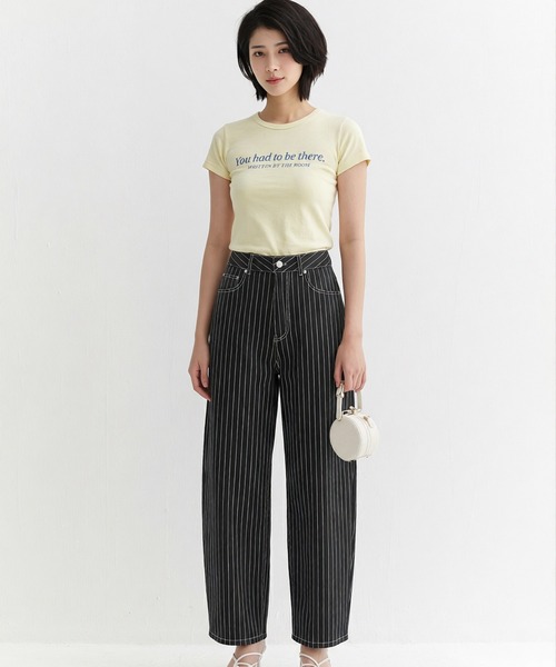 AsheKsha(アシクシャ)の「コットンリネン ヴィンテージプリントTシャツ(4色)(Tシャツ/カットソー・レディース・オレンジ/ホワイト/レッド/イエロー・L/M/S)」の9枚目の写真