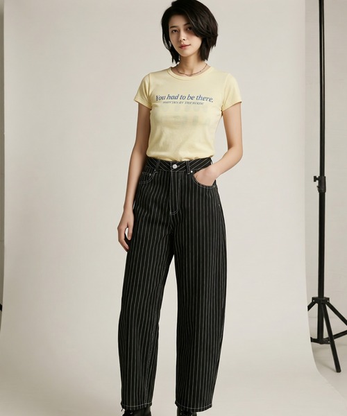 AsheKsha(アシクシャ)の「コットンリネン ヴィンテージプリントTシャツ(4色)(Tシャツ/カットソー・レディース・オレンジ/ホワイト/レッド/イエロー・L/M/S)」の10枚目の写真