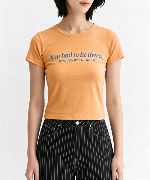 AsheKsha(アシクシャ)の「コットンリネン ヴィンテージプリントTシャツ(4色)(Tシャツ/カットソー・レディース・オレンジ/ホワイト/レッド/イエロー・L/M/S)」の13枚目の写真