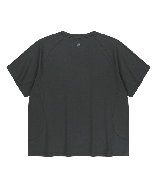 OFFGRID(オフグリッド)の「ブリジェックスエアロクール切替半袖Tシャツ-チャコール(Tシャツ/カットソー・メンズ・その他・SMALL/MEDIUM/LARGE/X-LARGE)」の2枚目の写真