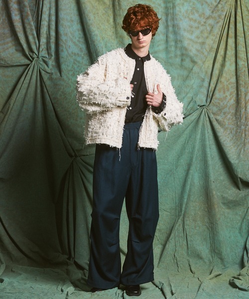 MAISON SPECIAL(メゾンスペシャル)の「《UNISEX》TW Drapery Gabardine Prime-Over Ovoid Sleeve Shirt/TWドレーパリーギャバジンプライムオーバーオボイドスリーブシャツ【MAISON SPECIAL/メゾンスペシャル】(シャツ/ブラウス・メンズ・ブラック/チャコールグレー・2/1/0)」の4枚目の写真