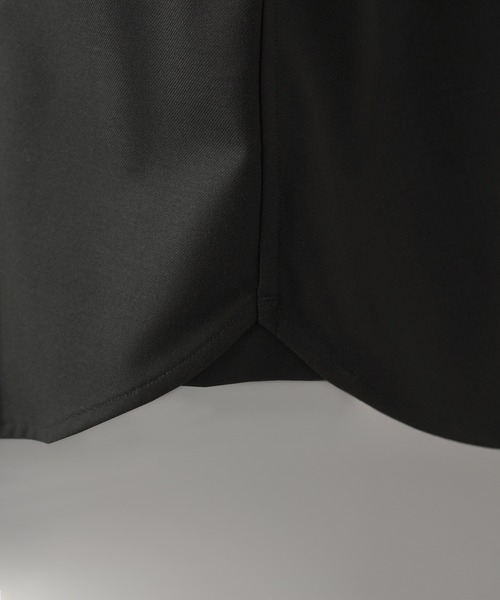 MAISON SPECIAL(メゾンスペシャル)の「《UNISEX》TW Drapery Gabardine Prime-Over Ovoid Sleeve Shirt/TWドレーパリーギャバジンプライムオーバーオボイドスリーブシャツ【MAISON SPECIAL/メゾンスペシャル】(シャツ/ブラウス・メンズ・ブラック/チャコールグレー・2/1/0)」の17枚目の写真
