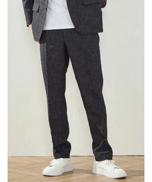Perfect Suit FActory（パーフェクトスーツファクトリー）の「【EDWINコラボ】シアサッカー　デニムワンタックパンツ（スラックス）」