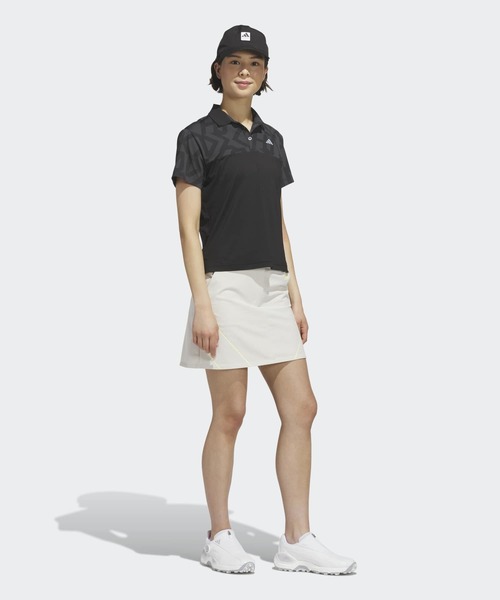 adidas（アディダス）の「コードカオス 半袖 ポロシャツ【adidas Golf/アディダスゴルフ】（ポロシャツ・レディース・グレー・XX-LARGE/LARGE/X-SMALL/X-LARGE/MEDIUM/SMALL）」の5枚目の写真