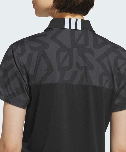 adidas（アディダス）の「コードカオス 半袖 ポロシャツ【adidas Golf/アディダスゴルフ】（ポロシャツ・レディース・グレー・XX-LARGE/LARGE/X-SMALL/X-LARGE/MEDIUM/SMALL）」の4枚目の写真