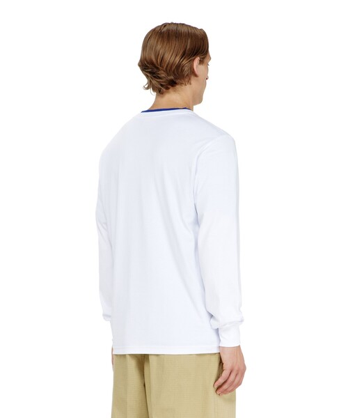 DIESEL（ディーゼル）の「メンズ 長袖Tシャツ T-ADJUST-LS-MET（Tシャツ/カットソー・メンズ・ホワイト/ブラック系その他・MEDIUM/XX-LARGE/X-SMALL/X-LARGE/SMALL/LARGE/XXX-LARGE）」の8枚目の写真