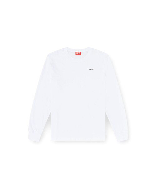 DIESEL（ディーゼル）の「メンズ 長袖Tシャツ T-ADJUST-LS-MET（Tシャツ/カットソー・メンズ・ホワイト/ブラック系その他・MEDIUM/XX-LARGE/X-SMALL/X-LARGE/SMALL/LARGE/XXX-LARGE）」の10枚目の写真
