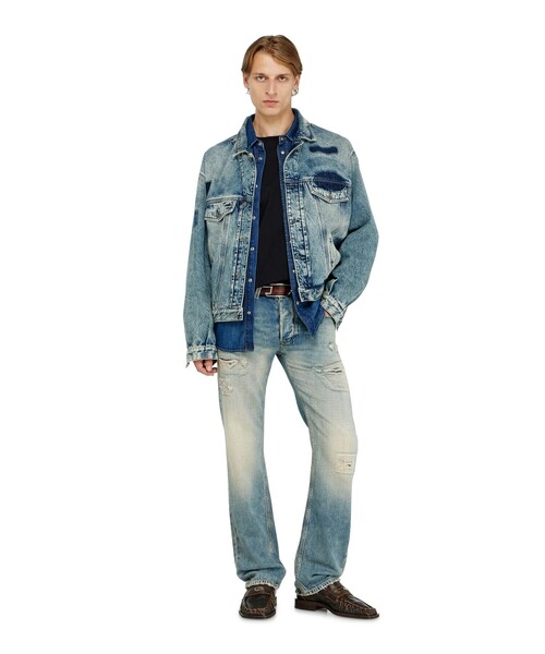 DIESEL（ディーゼル）の「メンズ 長袖Tシャツ T-ADJUST-LS-MET（Tシャツ/カットソー・メンズ・ホワイト/ブラック系その他・MEDIUM/XX-LARGE/X-SMALL/X-LARGE/SMALL/LARGE/XXX-LARGE）」の3枚目の写真