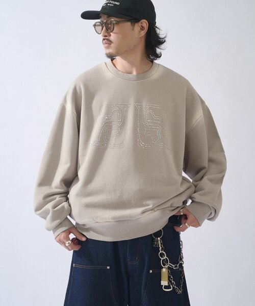 Lui's(ルイス)の「SURJENT ラインストーンフェードスウェット(スウェット・メンズ・グレー/ブラック・1/2)」の17枚目の写真
