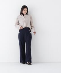 TELMA/テルマ】PrintedRelaxedPants/プリントリラックスパンツ/サテン