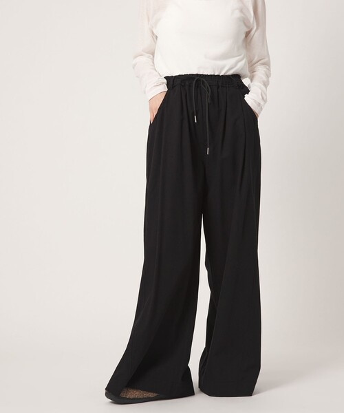 CITEN(シテン)の「<CITEN>チノタックワイドパンツ(チノパンツ・レディース・ブラック/ワイン/ベージュ・S/M)」の6枚目の写真