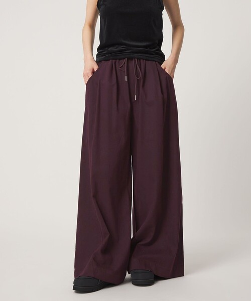 CITEN(シテン)の「<CITEN>チノタックワイドパンツ(チノパンツ・レディース・ブラック/ワイン/ベージュ・S/M)」の8枚目の写真
