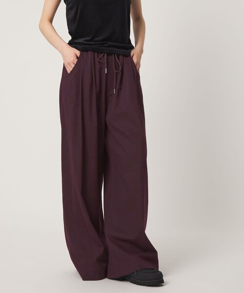CITEN(シテン)の「<CITEN>チノタックワイドパンツ(チノパンツ・レディース・ブラック/ワイン/ベージュ・S/M)」の9枚目の写真
