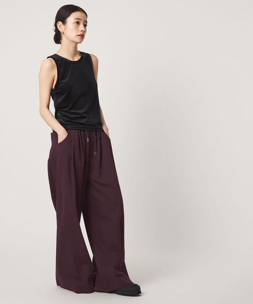 CITEN(シテン)の「<CITEN>チノタックワイドパンツ(チノパンツ・レディース・ブラック/ワイン/ベージュ・S/M)」の10枚目の写真